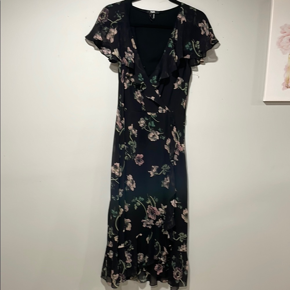 Paige Floral Black Maxi Dress